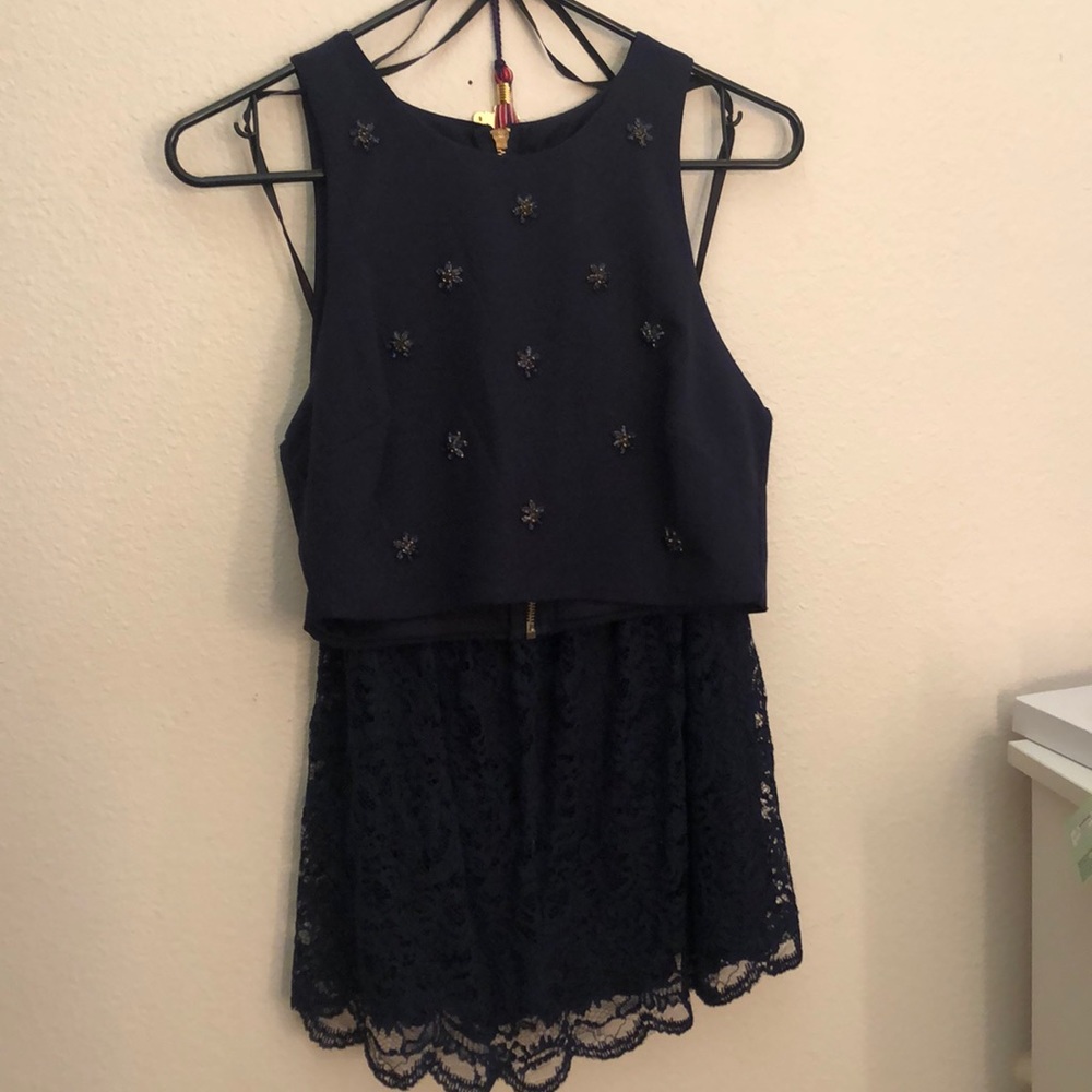 Two piece homecoming dress